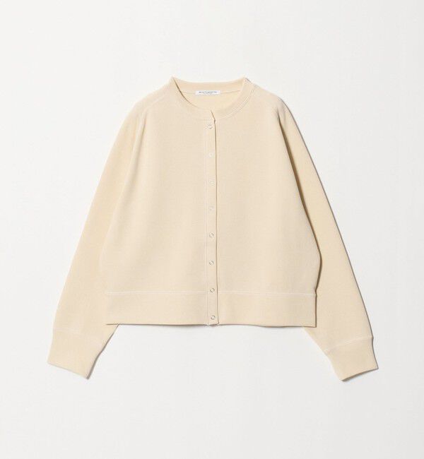BEAUTY&YOUTH UNITED ARROWS「ダブルフェイス リングボタンカーディガン」|カーディガン|OFF WHITE