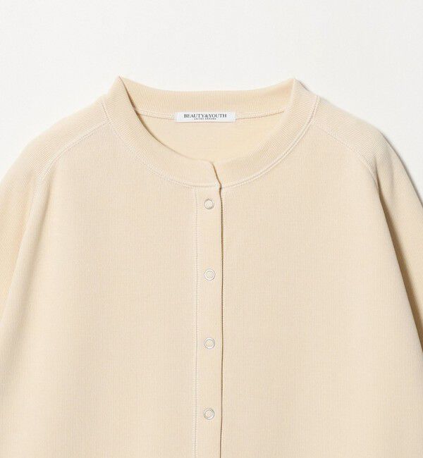 BEAUTY&YOUTH UNITED ARROWS「ダブルフェイス リングボタンカーディガン」|カーディガン|