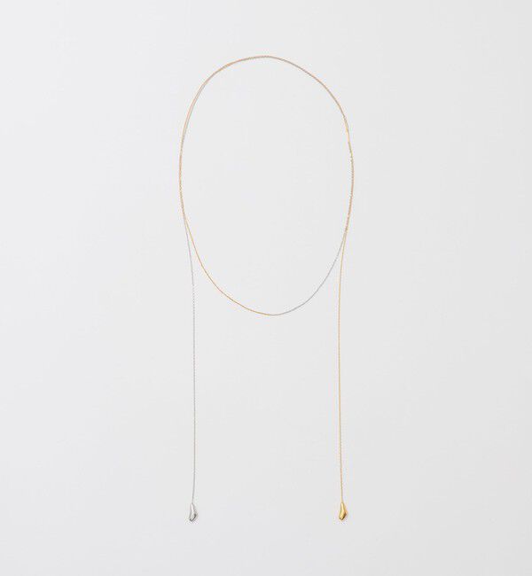 BEAUTY&YOUTH UNITED ARROWS「＜SOAC＞Drop バイカラー ロングネックレス」|ネックレス|