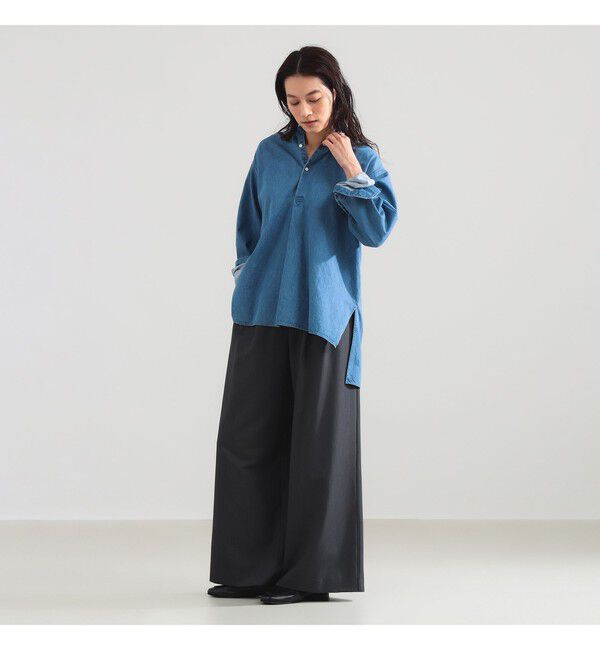 Demi-Luxe BEAMS 「TICCA / デニム チュニック」|シャツ・ブラウス|