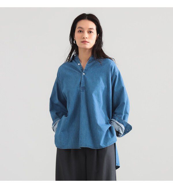 Demi-Luxe BEAMS 「TICCA / デニム チュニック」|シャツ・ブラウス|