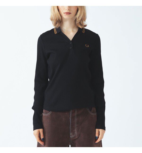 Ray BEAMS 「【別注】FRED PERRY / リブ ポロシャツ」|ポロシャツ|