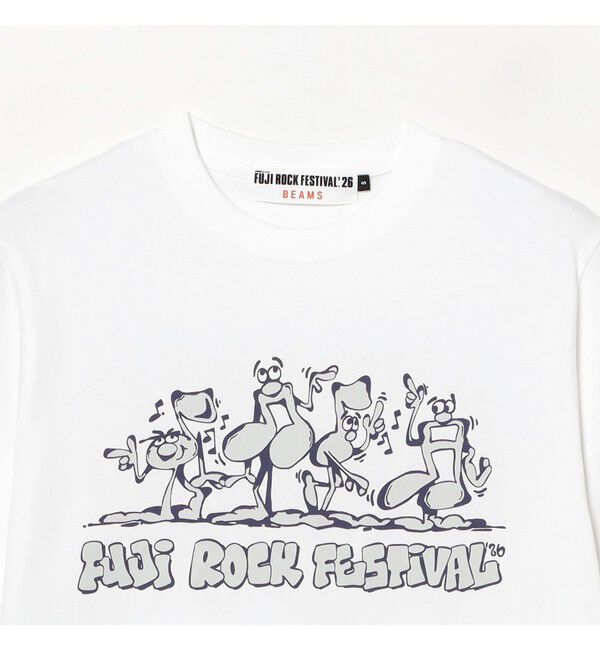 Ray BEAMS 「〈WOMEN〉FUJI ROCK FESTIVAL'26 / Elijah Anderson / Note Dance TEE」|Tシャツ・カットソー|