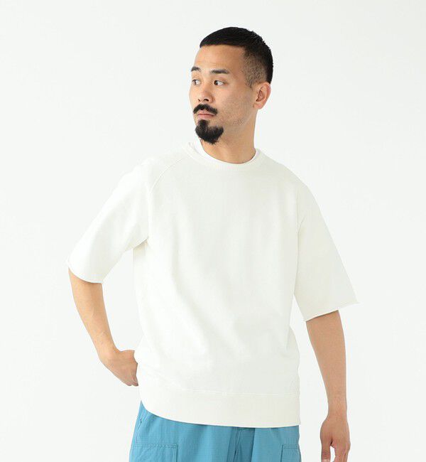 BEAMS「【別注】REMI RELIEF / Cut Off Short Sleeve Sweat」|スウェット・ジャージ|