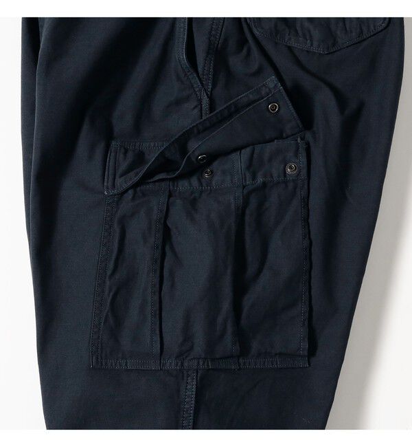 BEAMS PLUS「sage de cret / Cotton Linen Back Sateen M51 Tapered Pants」|チノ|