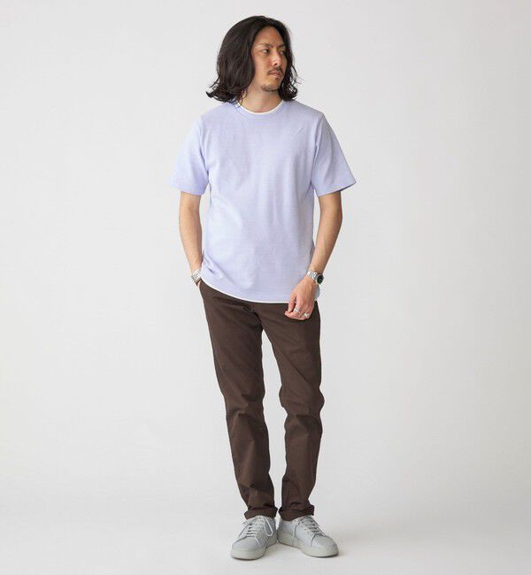 SHIPS「SHIPS: フェイクレイヤード ピケ クルーネック Tシャツ」|Tシャツ・カットソー|