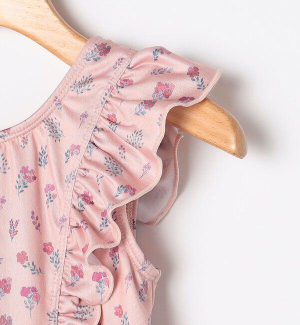SHIPS KIDS「SHIPS KIDS:100～130cm / フラワー フリル スイム ワンピース」|その他|