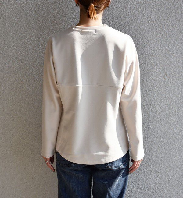 quaranciel「quaranciel:〈洗濯機可能〉カットジョーゼット ドッキング コルセット プルオーバー」|Tシャツ・カットソー|