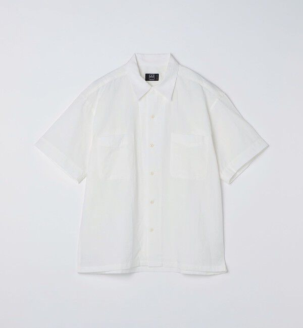 SHIPS「IKE BEHAR: USA DOBBY ST OVER SHIRT」|シャツ・ブラウス|ホワイト