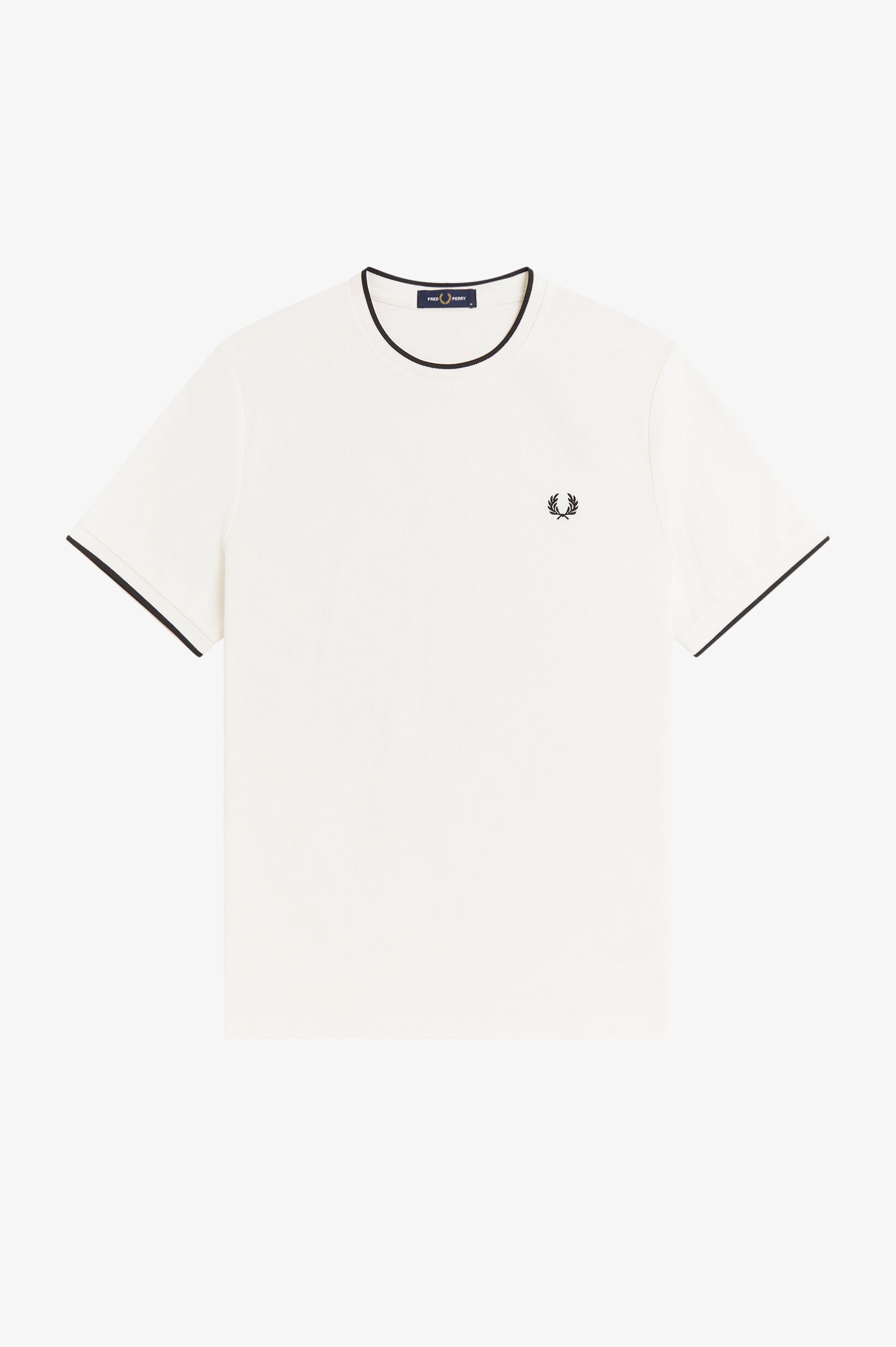 FRED PERRY 「FRED PERRY／Trim Detail Crepe Pique T-Shirt ／トリムディテールクレープピケTシャツ」|Tシャツ・カットソー|