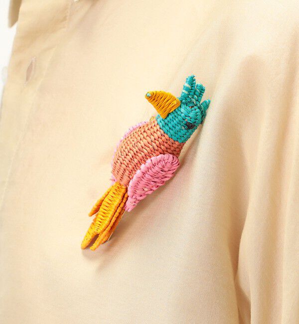 TOMORROWLAND GOODS「MERCEDES SALAZAR Sunset Feather ブローチピン」|ブローチ・コサージュ|