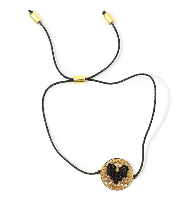 TOMORROWLAND GOODS「L'EIGHT STUDIO COIN CORD BRACELET」|ブレスレット・バングル|19 ブラック