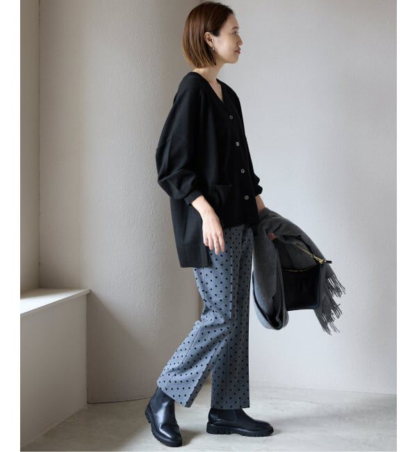SLOBE IENA「《WEB限定カラーあり/追加予約》ウォッシャブルワイドシルエットカーディガン」|カーディガン|