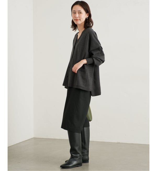 SLOBE IENA「《WEB限定カラーあり/追加予約》ウォッシャブルワイドシルエットカーディガン」|カーディガン|