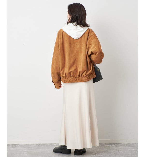 SLOBE IENA「《予約》ダメージ加工クロップドフーディー」|パーカー|