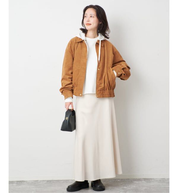 SLOBE IENA「《予約》ダメージ加工クロップドフーディー」|パーカー|