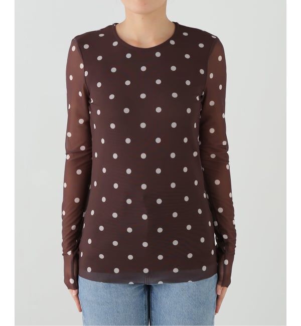 IENA「BAUM UND PFERDGARTEN/バウム ウンド ヘルガーデン RECY MESH T Tシャツ JODIE24953」|Tシャツ・カットソー|