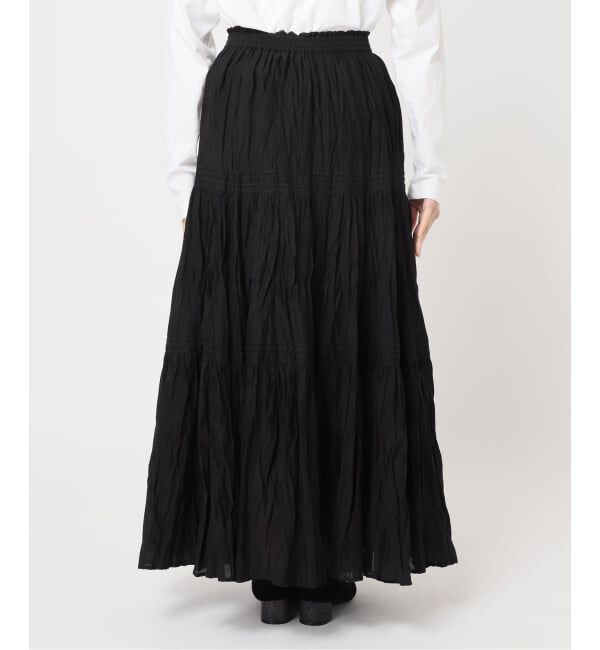JOURNAL STANDARD relume「《WEB限定追加3》コットンボイルクリンクルティアードスカート」|スカート|