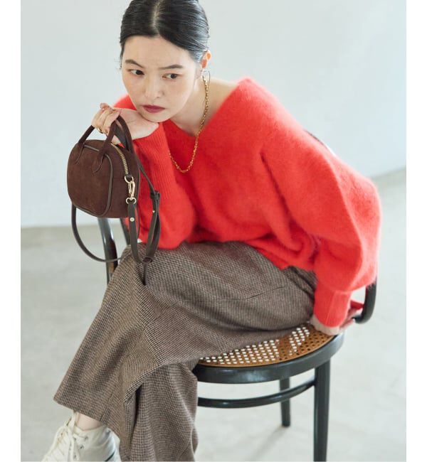 journal standard L'essage「《一部WEB限定カラー/追加予約》FOX CASHMERE Vネックプルオーバー」|ニット・セーター|