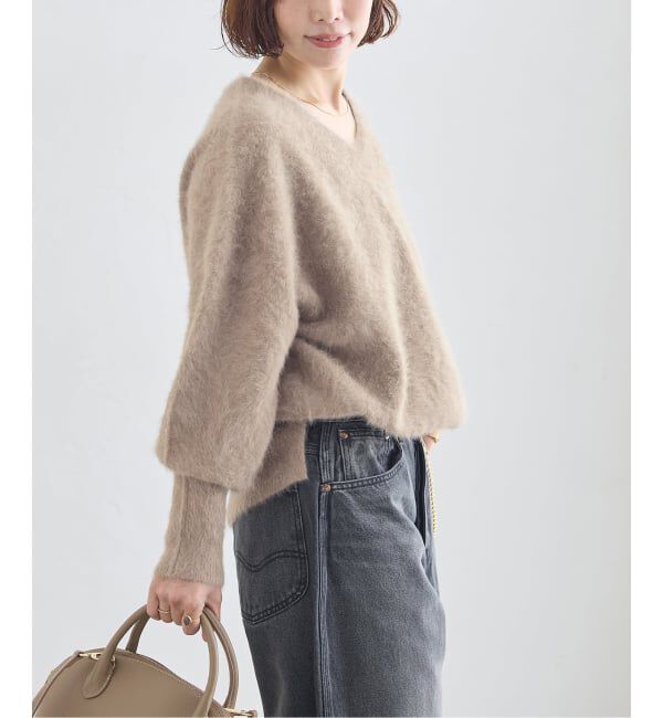 journal standard L'essage「《一部WEB限定カラー/追加予約》FOX CASHMERE Vネックプルオーバー」|ニット・セーター|
