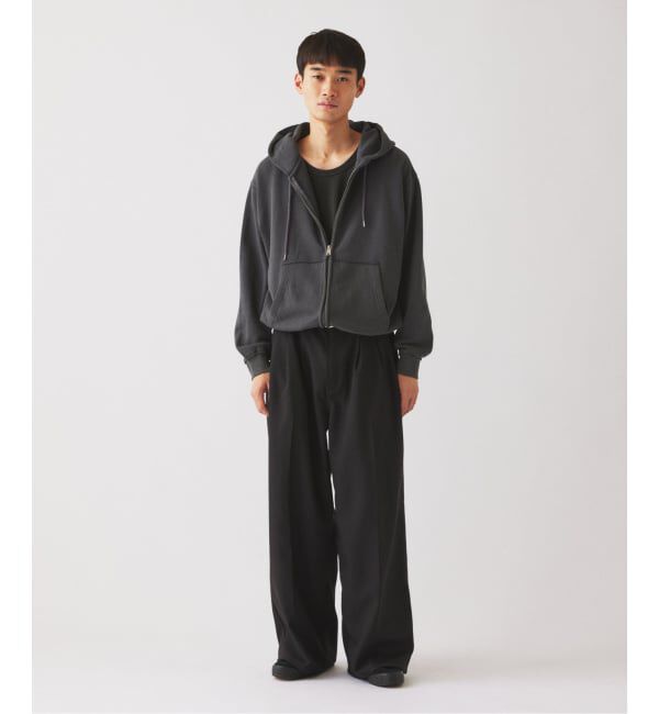 JOURNAL STANDARD relume「《予約》ピグメント ラフカット スウェット ジップパーカー」|パーカー|