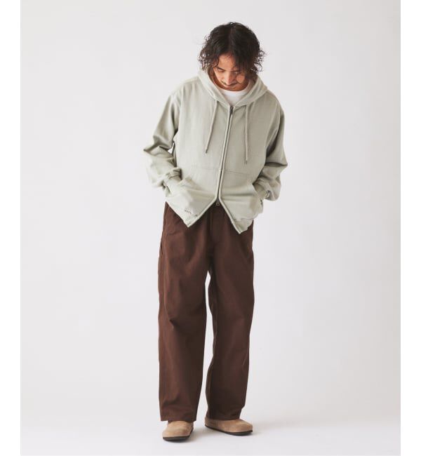 JOURNAL STANDARD relume「《予約》ピグメント ラフカット スウェット ジップパーカー」|パーカー|