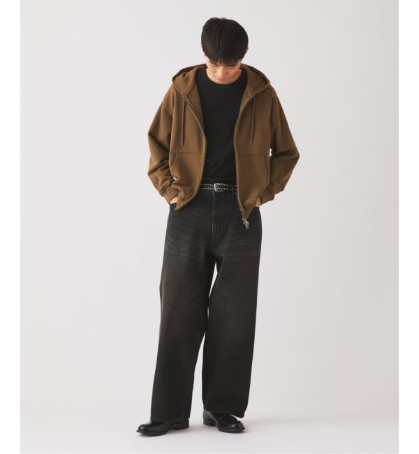 JOURNAL STANDARD relume「《予約》ピグメント ラフカット スウェット ジップパーカー」|パーカー|