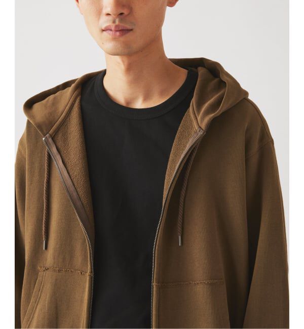 JOURNAL STANDARD relume「《予約》ピグメント ラフカット スウェット ジップパーカー」|パーカー|
