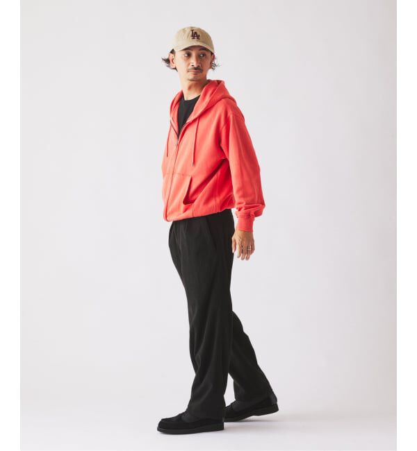 JOURNAL STANDARD relume「《予約》ピグメント ラフカット スウェット ジップパーカー」|パーカー|