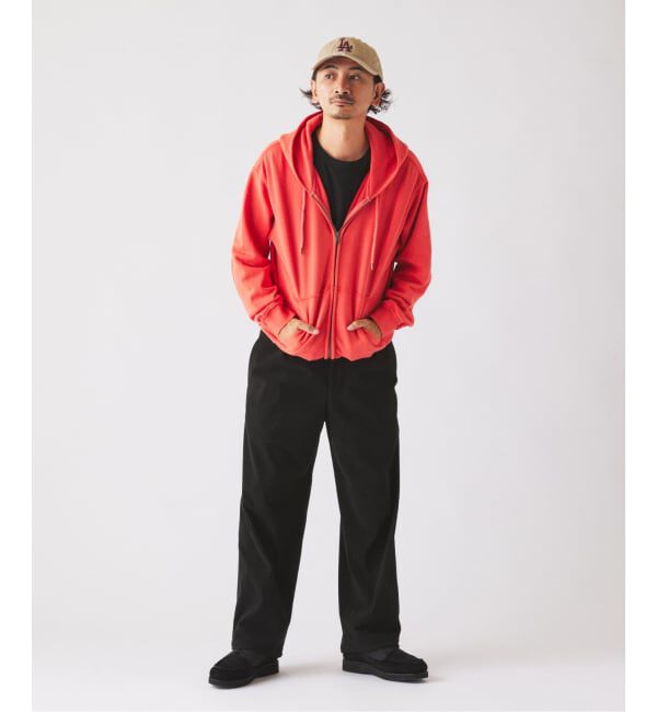 JOURNAL STANDARD relume「《予約》ピグメント ラフカット スウェット ジップパーカー」|パーカー|