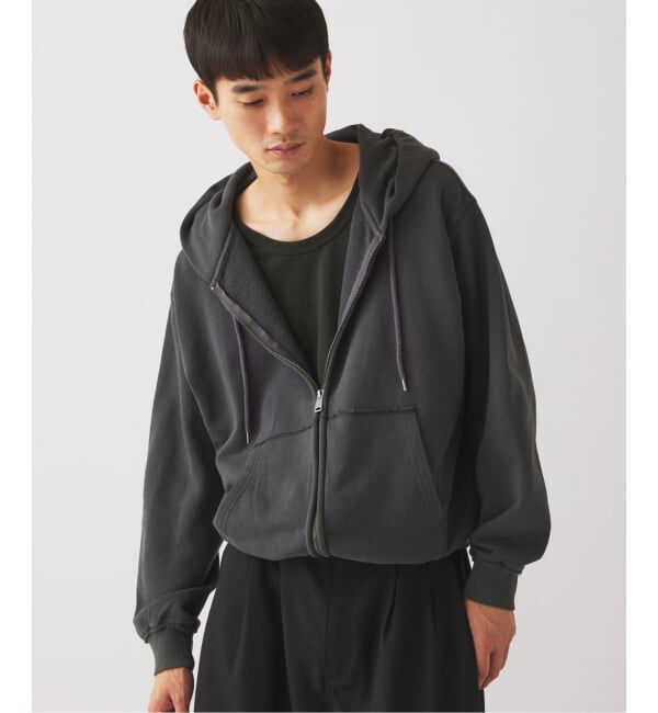 JOURNAL STANDARD relume「《予約》ピグメント ラフカット スウェット ジップパーカー」|パーカー|