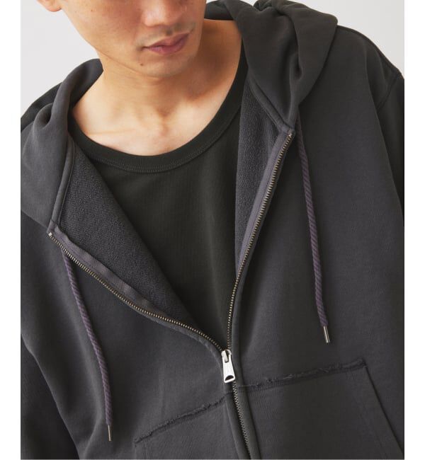 JOURNAL STANDARD relume「《予約》ピグメント ラフカット スウェット ジップパーカー」|パーカー|