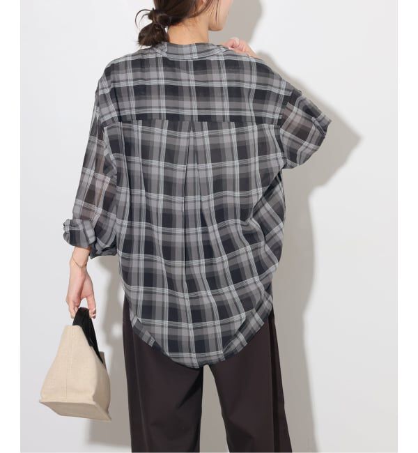JOURNAL STANDARD relume「《予約》シアーボイルコットンチェックシャツ」|シャツ・ブラウス|