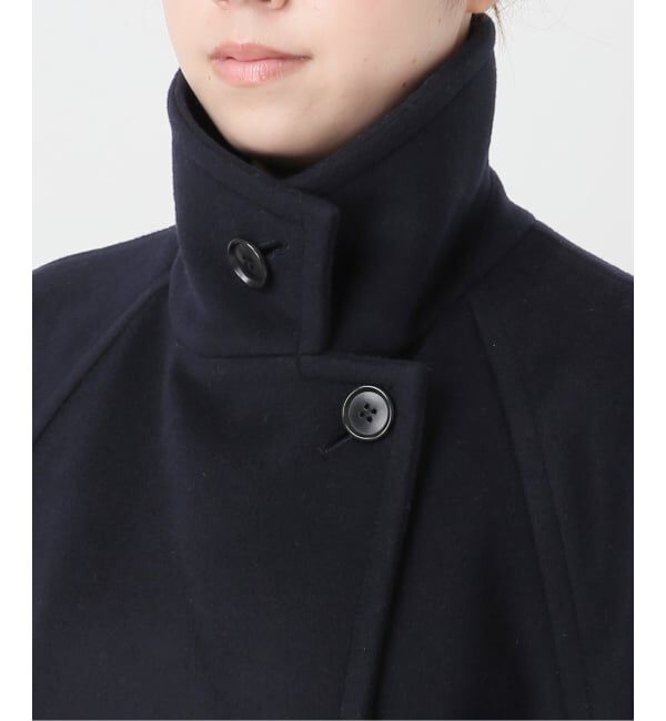 Spick and Span「《予約》S160ダブルブレスト2wayコート」|ステンカラーコート|