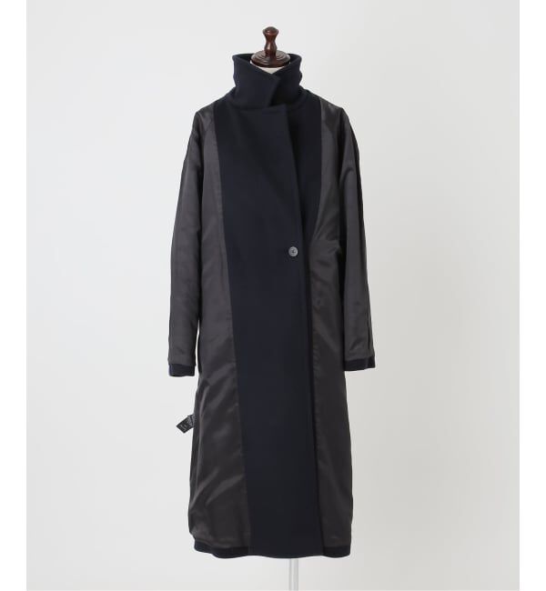 Spick and Span「《予約》S160ダブルブレスト2wayコート」|ステンカラーコート|
