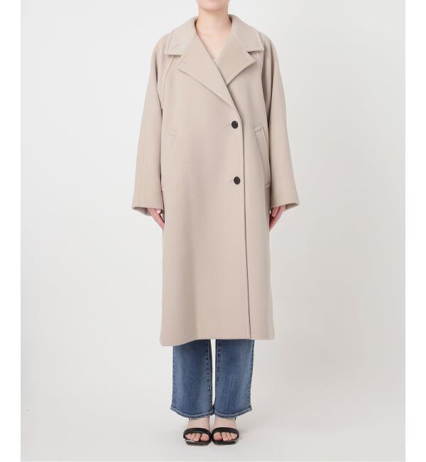 Spick and Span「《予約》S160ダブルブレスト2wayコート」|ステンカラーコート|
