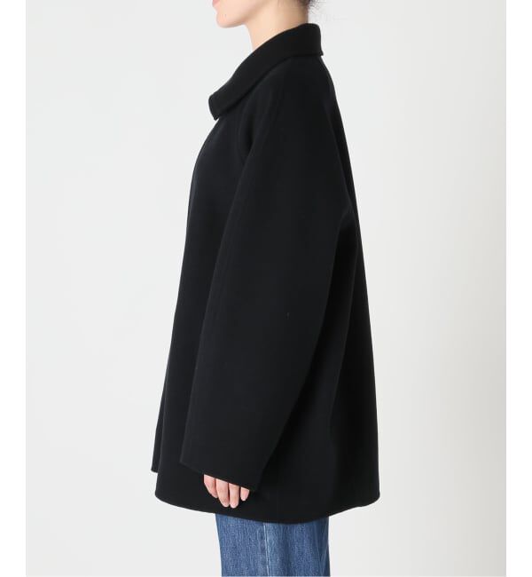 U by SPICK&SPAN「《予約》パイルメルトンジップコート」|ステンカラーコート|
