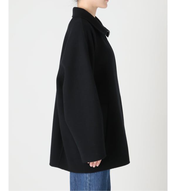 U by SPICK&SPAN「《予約》パイルメルトンジップコート」|ステンカラーコート|
