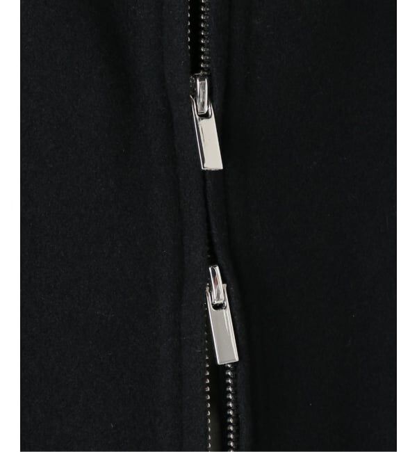 U by SPICK&SPAN「《予約》パイルメルトンジップコート」|ステンカラーコート|
