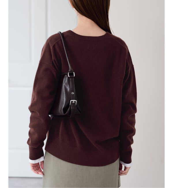 U by SPICK&SPAN「《予約》ウールVネックニット」|ニット・セーター|