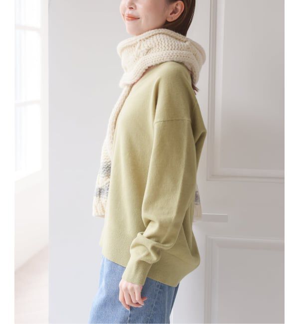 U by SPICK&SPAN「《予約》ウールVネックニット」|ニット・セーター|