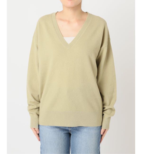 U by SPICK&SPAN「《予約》ウールVネックニット」|ニット・セーター|