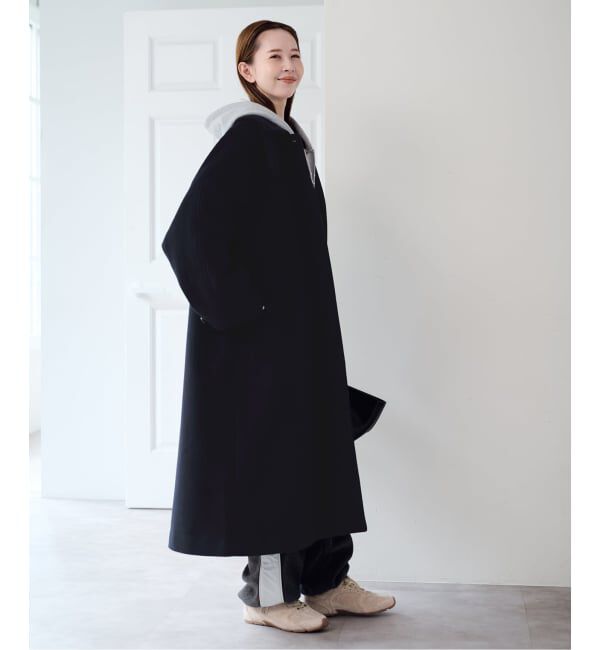U by SPICK&SPAN「《予約》マオカラーロングコート」|ステンカラーコート|