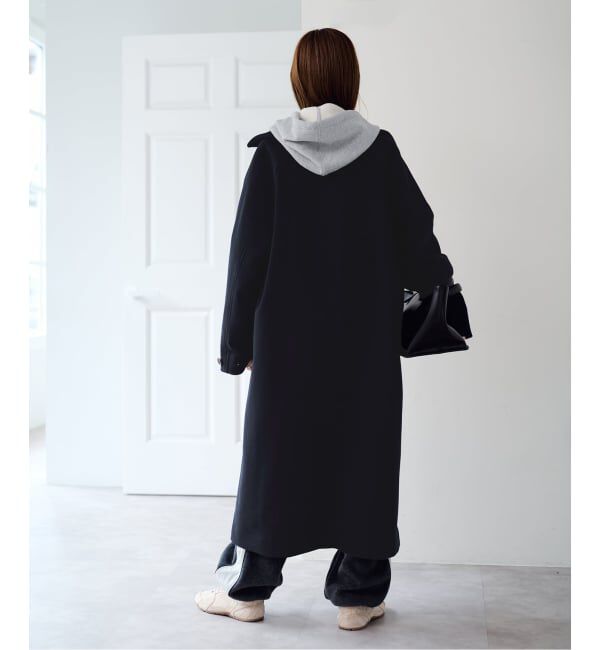 U by SPICK&SPAN「《予約》マオカラーロングコート」|ステンカラーコート|
