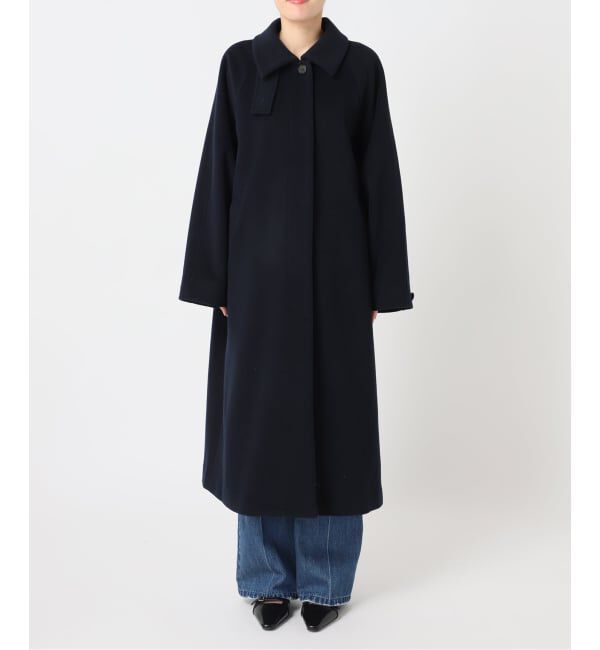 U by SPICK&SPAN「《予約》マオカラーロングコート」|ステンカラーコート|