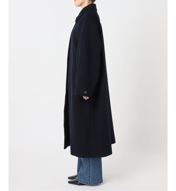 U by SPICK&SPAN「《予約》マオカラーロングコート」|ステンカラーコート|