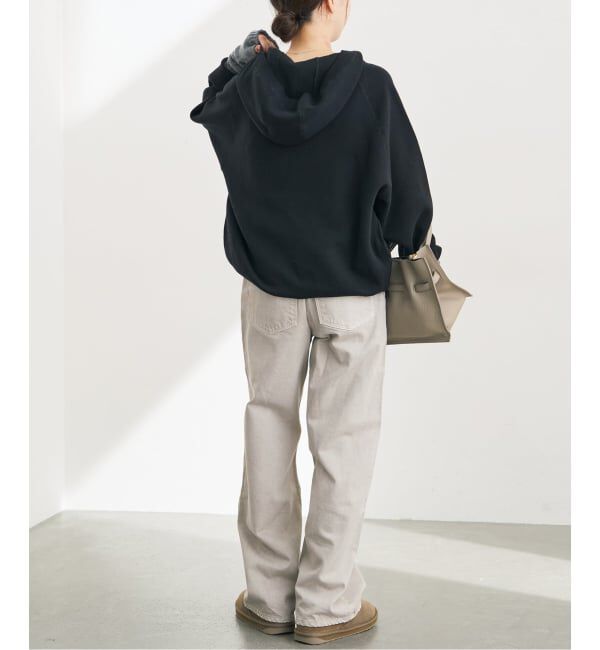 Spick and Span「《予約》コットン混 ニットフーディー」|パーカー|