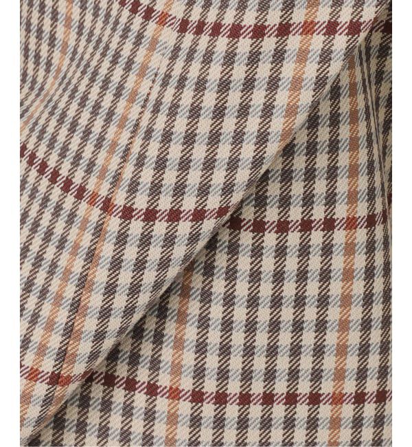 Glyph「《追加予約 / 一部店舗+WEB限定》Checked Barrel-leg Trousers」|スラックス|