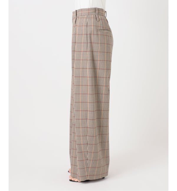 Glyph「《追加予約 / 一部店舗+WEB限定》Checked Barrel-leg Trousers」|スラックス|