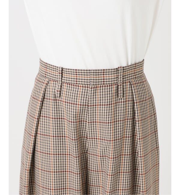 Glyph「《追加予約 / 一部店舗+WEB限定》Checked Barrel-leg Trousers」|スラックス|